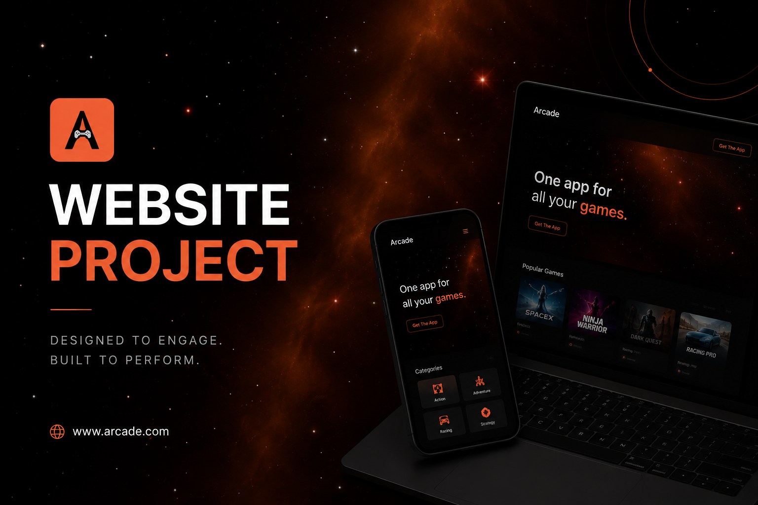 Arcade website cover